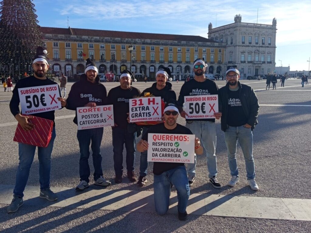  Bombeiros Sapadores de Viseu preparam-se para manifestação nacional em janeiro - Jornal do Centro