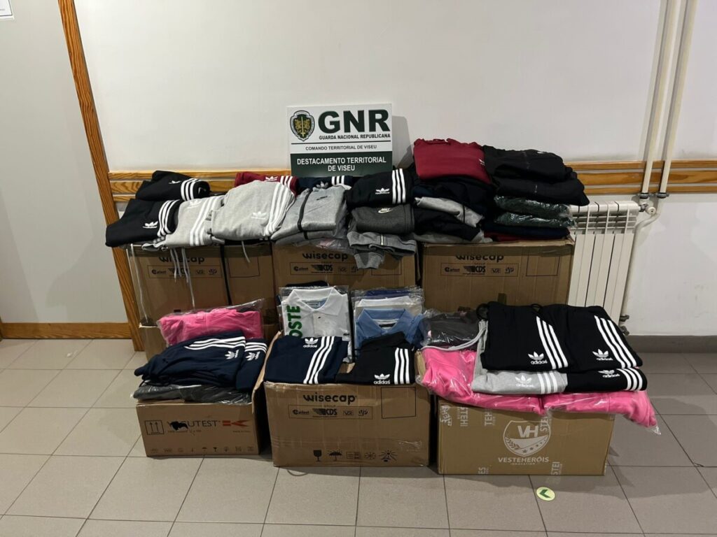  GNR apreende mais de 180 peças de roupa falsificada em Viseu - Jornal do Centro