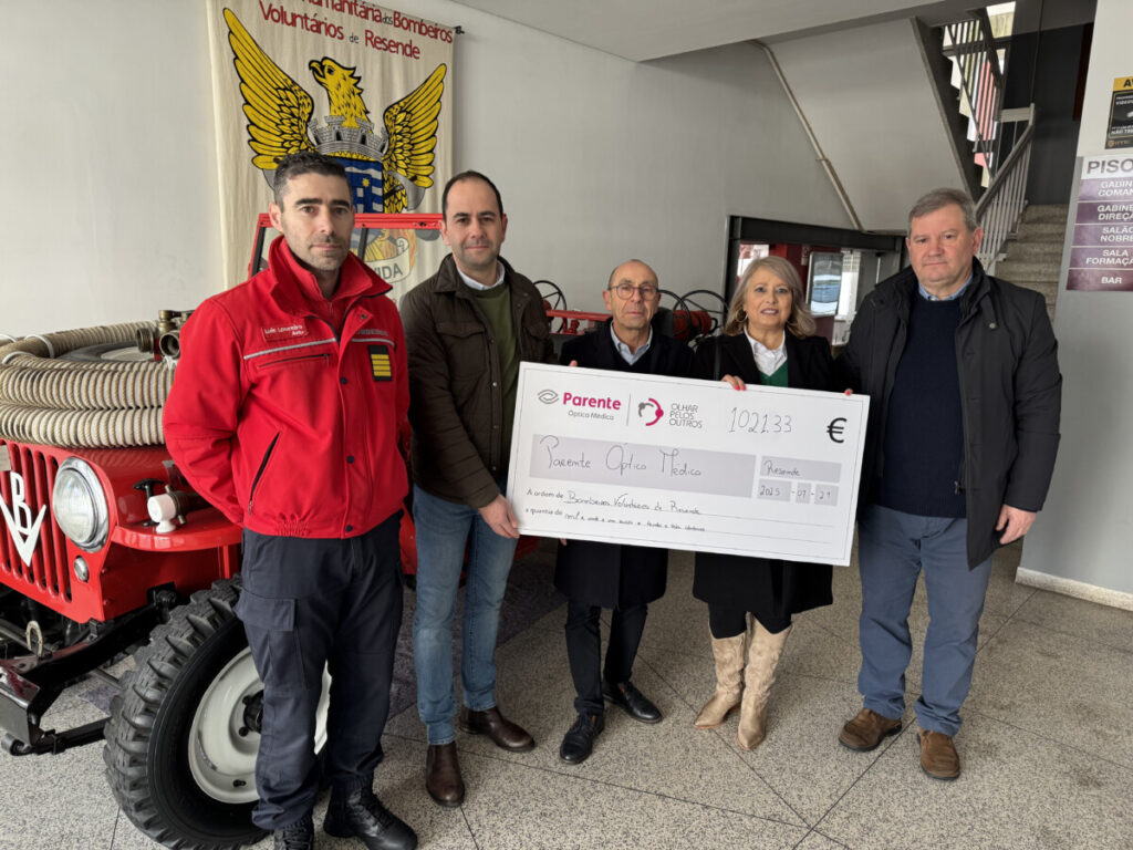  Bombeiros de Resende recebem donativo de 1.000 euros - Jornal do Centro