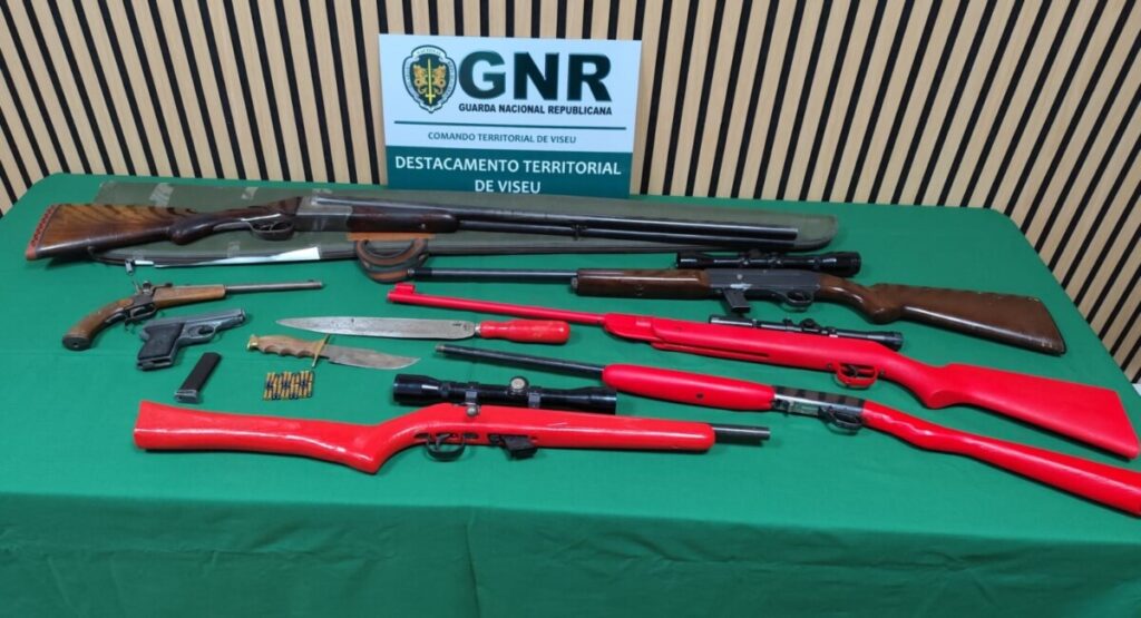  GNR faz buscas e apanha várias armas em São Pedro do Sul - Jornal do Centro