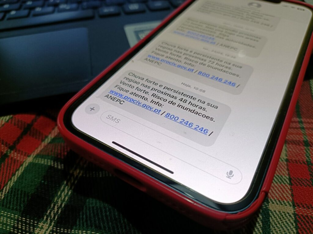  Recebeu um SMS da Proteção Civil? Estado do tempo agrava-se em Viseu - Jornal do Centro