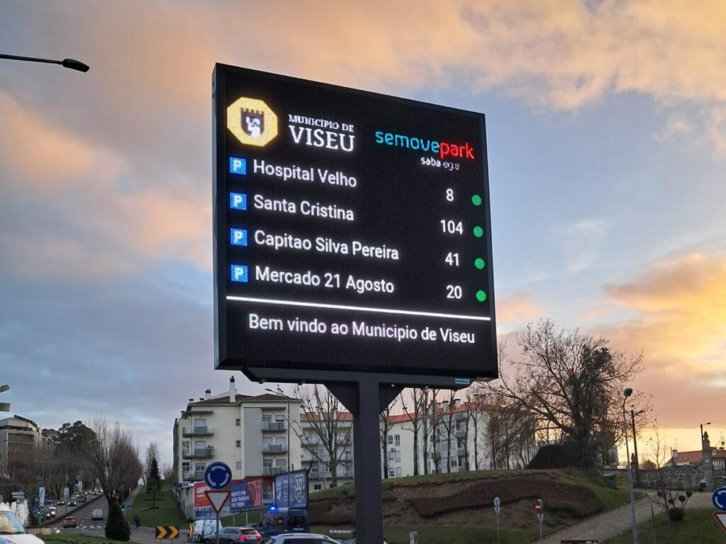  Painéis de estacionamento em Viseu já estão a funcionar - Jornal do Centro