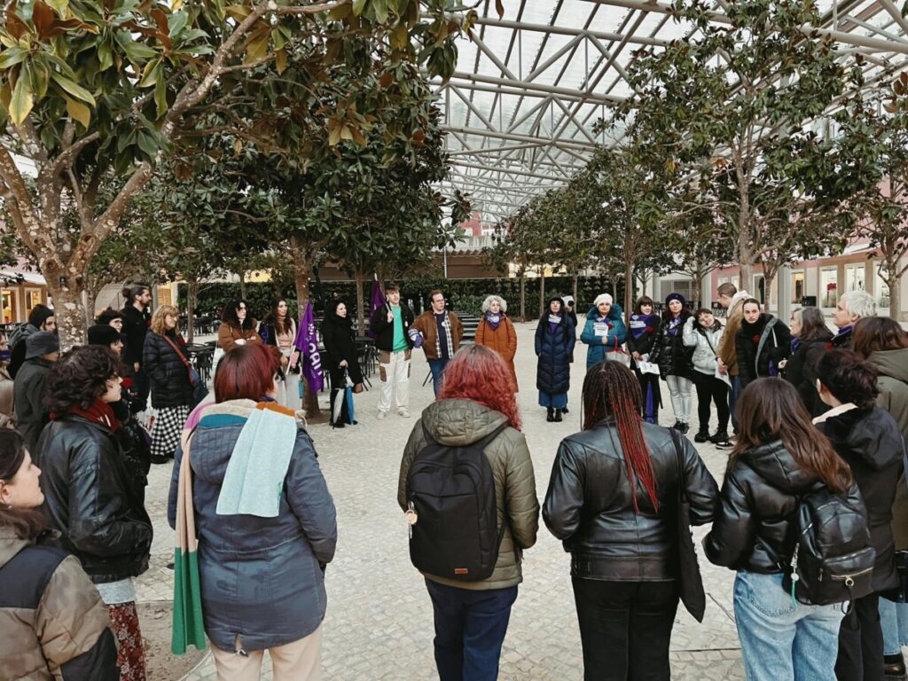  Já Marchavas organiza em Viseu ação de rua e conversa sobre a Palestina no Dia da Mulher