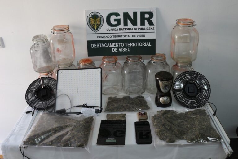 GNR Viseu Detido por tráfico de estupefacientes