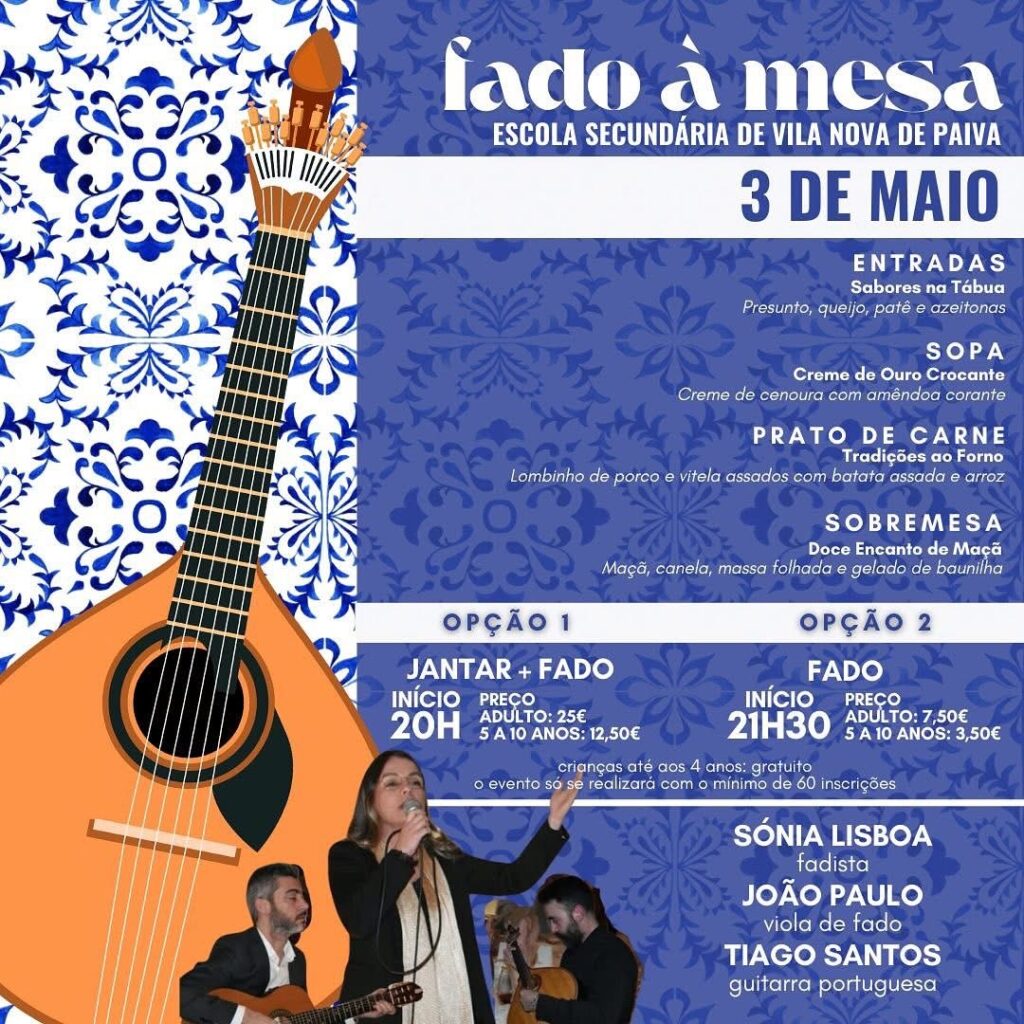  Há “Fado à mesa” em Vila Nova de Paiva - Jornal do Centro