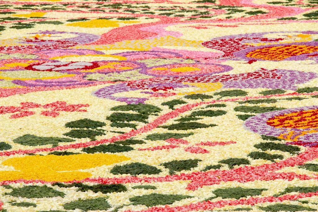  Concurso desafia comunidade de Viseu a criar tapetes de flores - Jornal do Centro