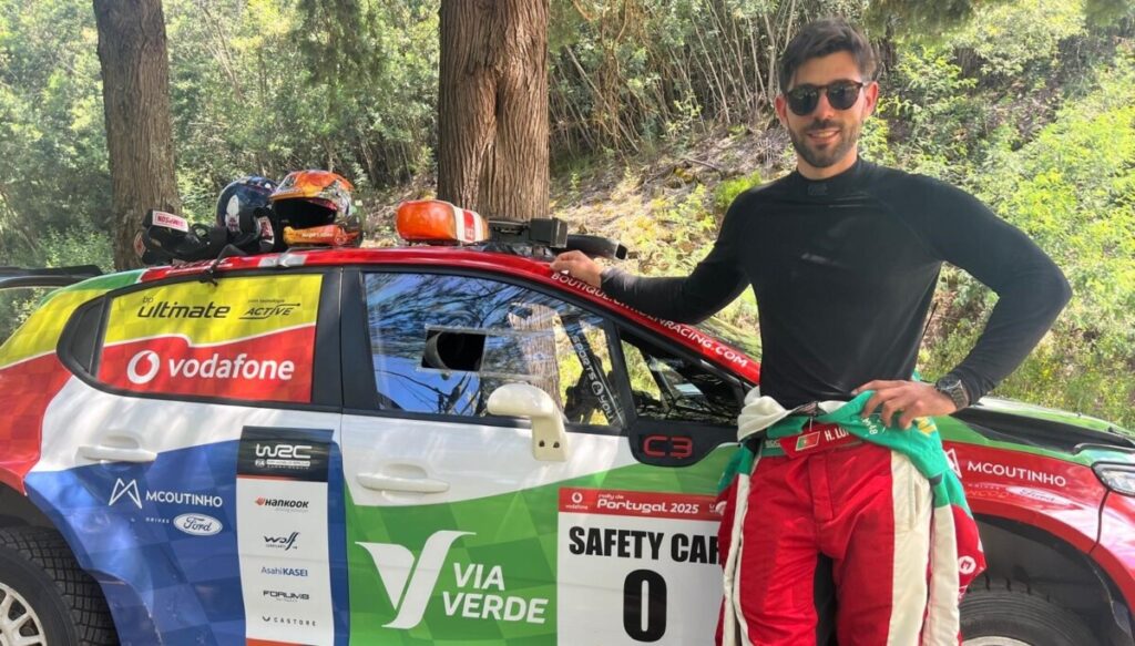  Piloto de Viseu vive “experiência incrível” a conduzir o “carro zero” do Rali de Portugal - Jornal do Centro