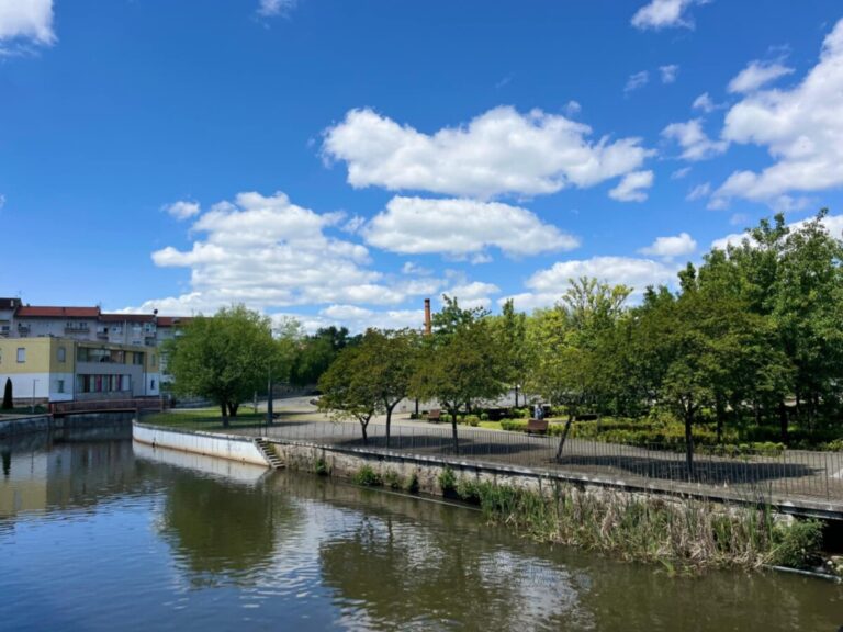 rio pavia viseu recinto feira de são mateus bom tempo foto genérica