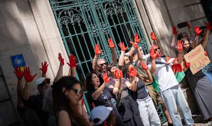 já marchavas contra presença israel