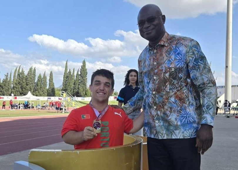  Miguel Monteiro conquista medalha de ouro em lançamento do peso na Tunísia - Jornal do Centro