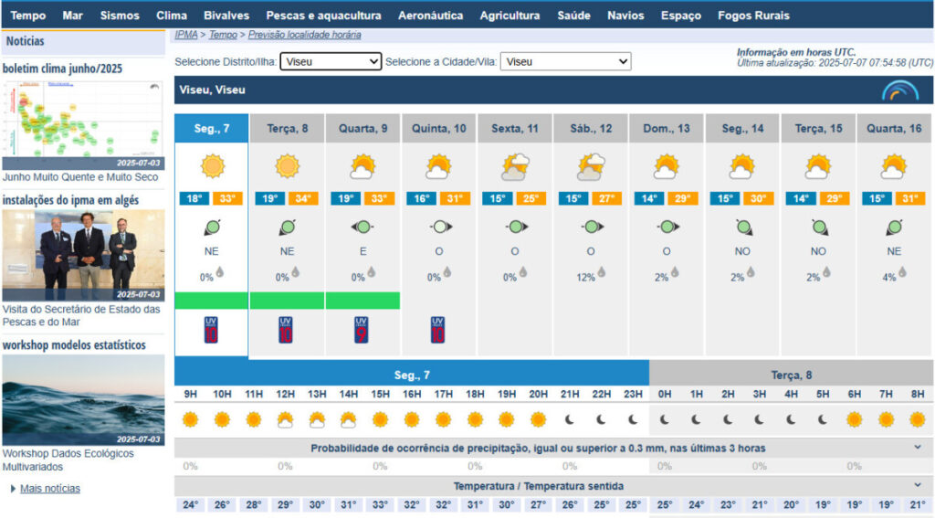  Sol e calor dominam início da semana na região de Viseu - Jornal do Centro