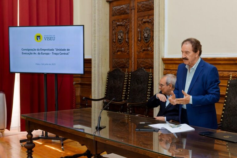 Fernando Ruas consignação troço Avenida Europa