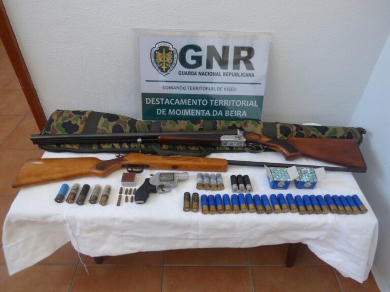 GNR Viseu Detido por posse ilegal de arma