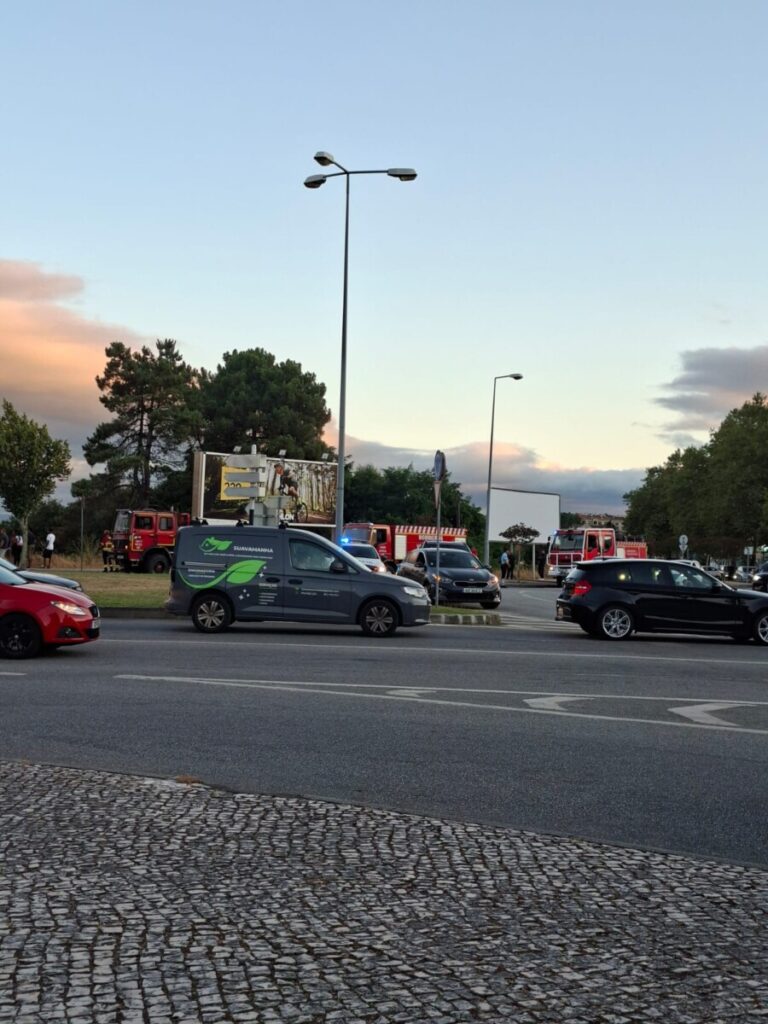  Incêndio em descampado junto ao Politécnico de Viseu já está em rescaldo (c/vídeo) - Jornal do Centro