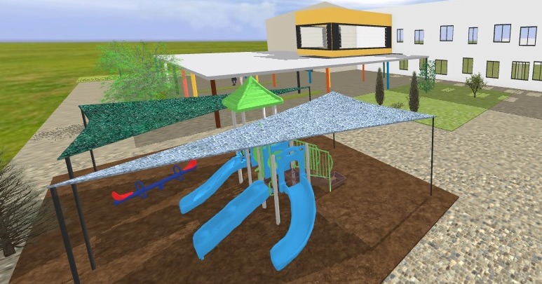 pedro Três novas coberturas em espaços de recreio do centro escolar de S. Pedro do Sul