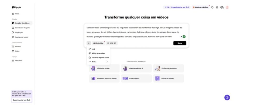  Converta moodboards em visuais em movimento usando um gerador de vídeo com IA