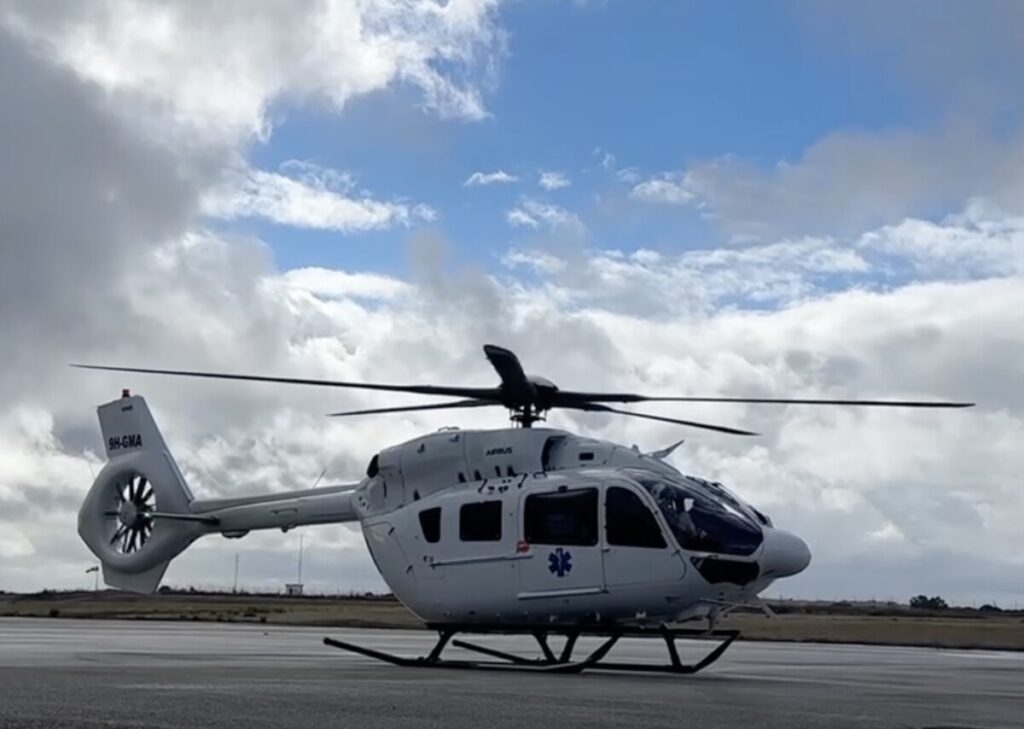 helicoptero inem viseu