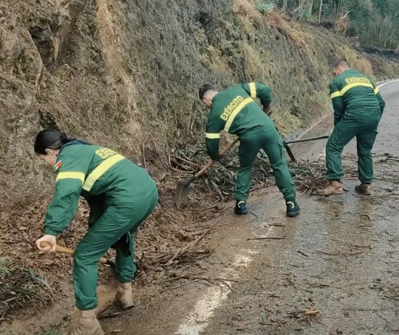  Meia centena de militares do RI14 no terreno a apoiar populações atingidas pelo mau tempo