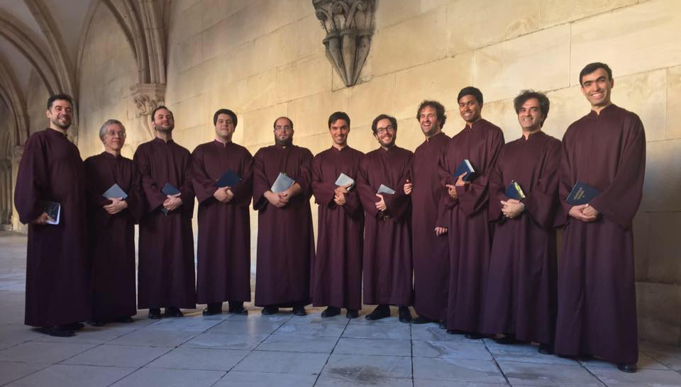  Coro Gregoriano de Lisboa na Igreja da Misericórdia, em Viseu, para o concerto de Páscoa