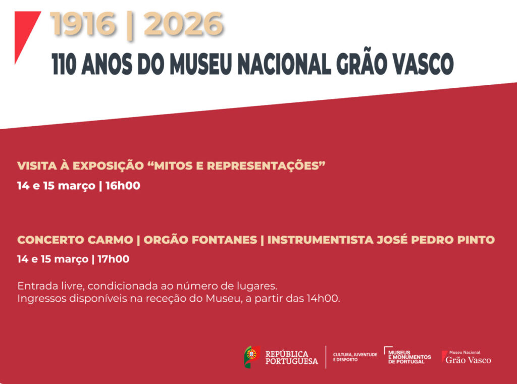  Viseu: Museu Grão Vasco celebra 110 anos este fim de semana