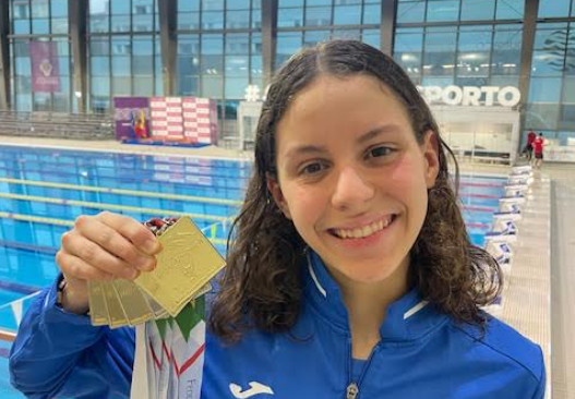 leonor cardeal natação